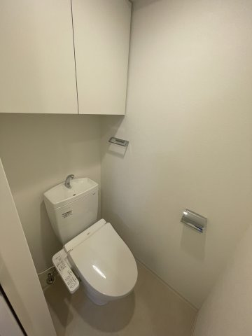 稲城市東長沼の賃貸マンションのトイレ|※カラータイプ異なります