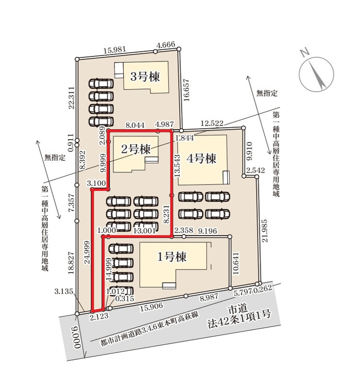 リーブルガーデン  高萩市高萩　7期　2の前面道路含む現地写真|4月完成予定です。同メーカー完成物件の内覧、気になる他の物件と合わせての現地ご案内も可能です。HPから、またお電話でも、お気軽にお問い合わせください。
