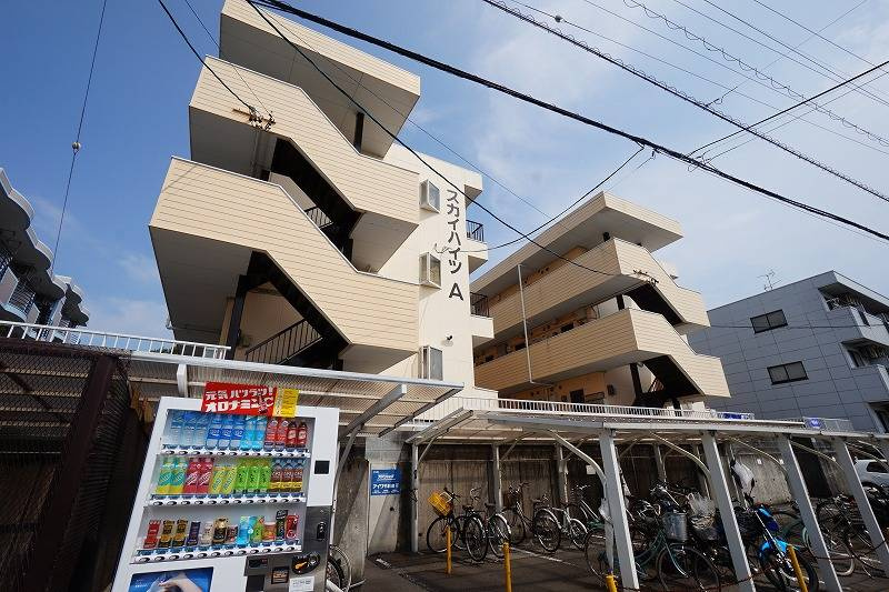 静岡市駿河区1棟売りマンション　スカイハイツA・B棟の外観