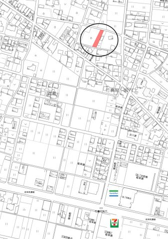 土地　竹鼻町狐穴の地図