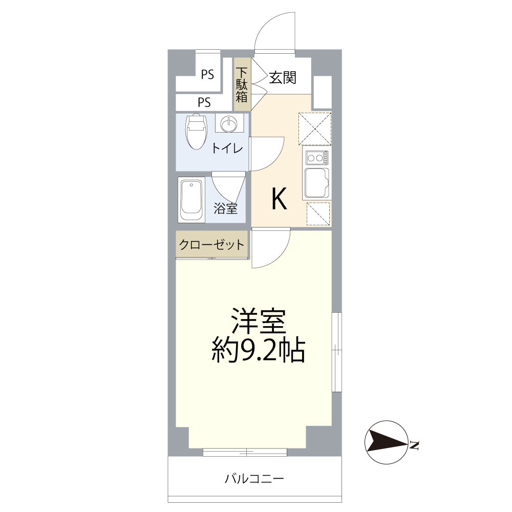 ライジングプレイス西新井の間取り