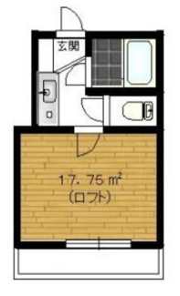【間取り】 | ロフト付き！1Kです♪