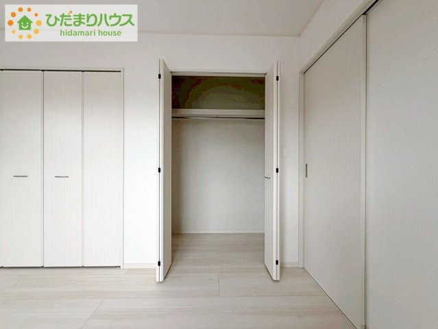 いわき市内郷内町　新築戸建　2号棟の収納|クローゼットタイプの収納は荷物がどこにあるかすぐに見つかります！
