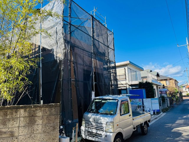 八王子市　泉町　新築一戸建て　３期の外観|～太陽光パネル搭載　控除や減税で優遇の長期優良住宅　省エネ性能認定物件です～