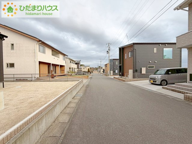 いわき市久之浜町エコタウン館の山（3-15）　新築未入居の前面道路含む現地写真|今から見たいも大歓迎！お気軽にお問い合わせください☆彡