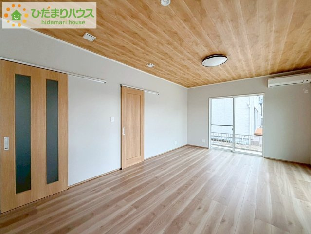 いわき市久之浜町エコタウン館の山（3-15）　新築未入居の居間・リビング|早くお仕事終わらせて、家に帰りたくなるようなリビングです(^^♪