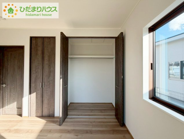 いわき市久之浜町エコタウン館の山（2-6）　新築戸建の収納|各居室にはしっかりと収納を完備！