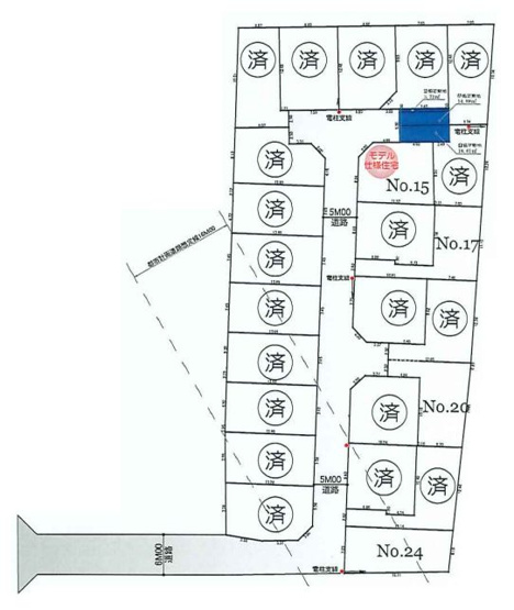 【区画図】 | 西東京市芝久保町５丁目　新築戸建て　１７号棟 | 全24区画の広々とした新しい街が誕生です