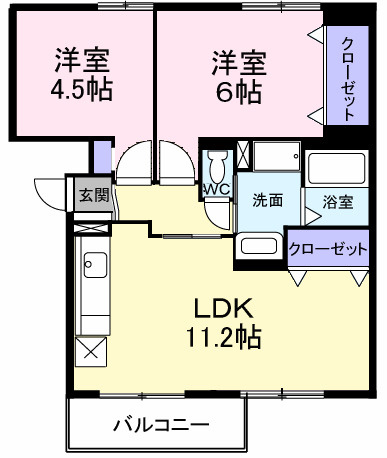 フェロービレッジの間取り