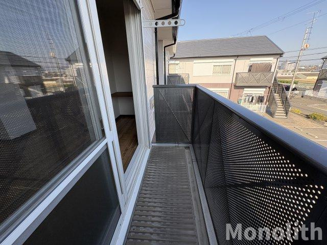 グリーンヒル半田A棟のバルコニー