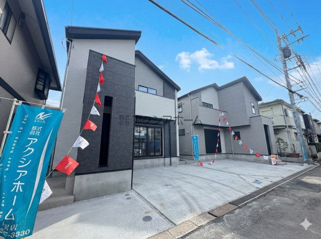 所沢市青葉台・全2棟　新築一戸建　2号棟　～LDK17.5帖～の前面道路含む現地写真