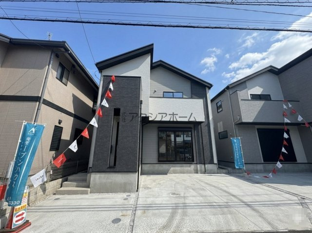 所沢市青葉台・全2棟　新築一戸建　2号棟　～LDK17.5帖～の前面道路含む現地写真|2026年1月15日撮影