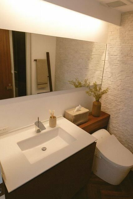 三田第二コーポラスの独立洗面台