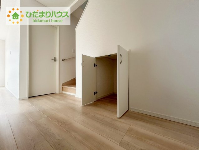 郡山市御前南第７　2号棟　新築戸建の収納|ちょこっとした収納があることで、消耗品のストックをするのにも便利です☆