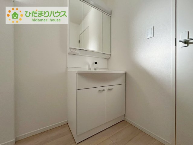 郡山市御前南第７　2号棟　新築戸建の独立洗面台|シンプルで使い勝手の良い独立洗面台！