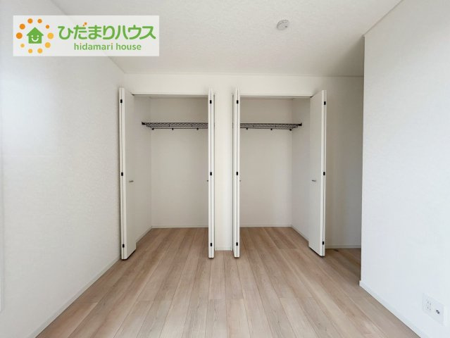 郡山市御前南第７　2号棟　新築戸建の収納|全室にクローゼットが付いていて、お部屋の住空間もスッキリ広々つかえそうです(^^)/