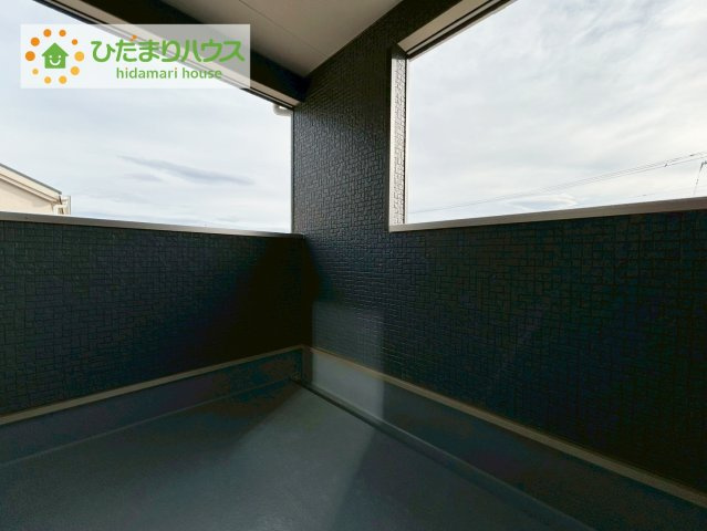 郡山市御前南第７　2号棟　新築戸建のバルコニー|人気が高いインナーバルコニーを採用♪天候を気にせず洗濯物を干せ、紫外線も気にせずに済みます(*^^)v