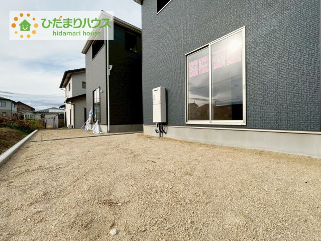 郡山市御前南第７　2号棟　新築戸建の庭|お子様の元気なお外遊びも、自宅のお庭なら安心ですね(^^♪