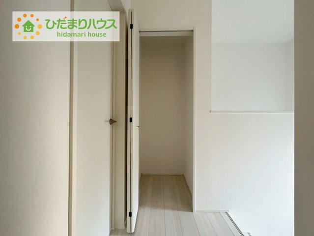 郡山市菜根三丁目の収納|便利な廊下収納があるので掃除機や買いだめする洗面所用品はもちろん、箱買いしたペットボトルまでしまえます(^^)