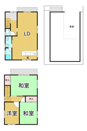 尼崎次屋貸家の間取り
