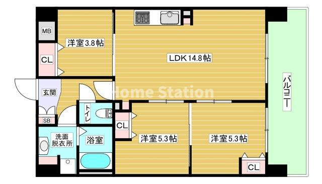 【間取り】 | Alivis野田阪神