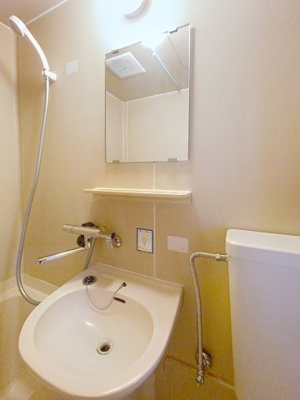 【玄関】 | リベラルC | ミラー付シューズボックス