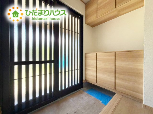 いわき市明治団地　中古戸建の玄関