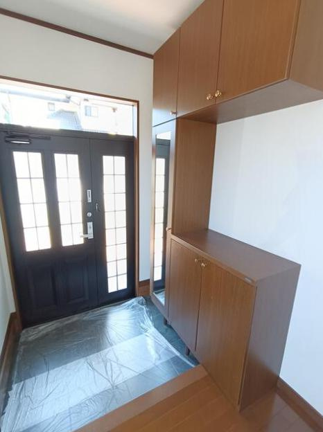 いわき市草木台4丁目　中古戸建の玄関