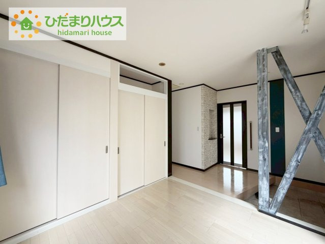 いわき市鹿島町米田字塙　中古戸建　の洋室|お掃除しやすく、清潔感を保てるのでダニも発生しにくいフローリング♪