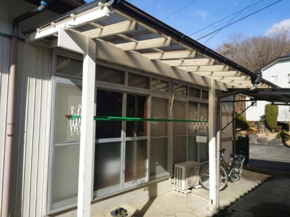 いわき市常磐湯本町天神　中古戸建の庭