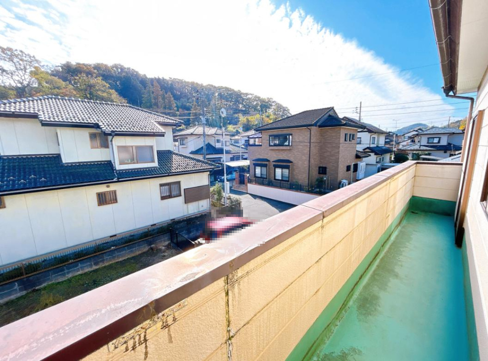 いわき市常磐湯本町宝海　中古戸建　のバルコニー