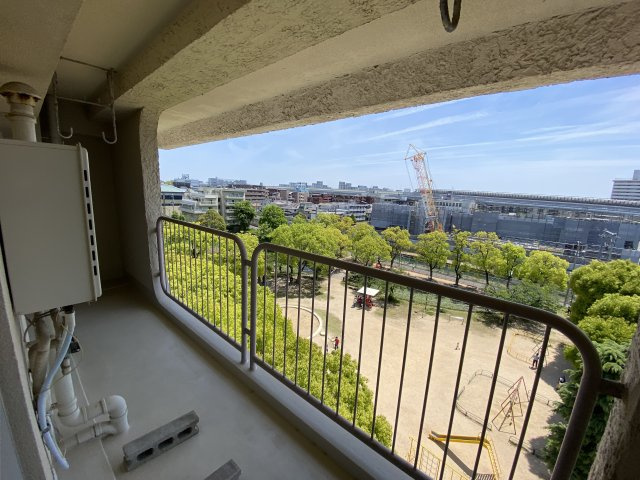 西芦屋グリーンハウスのバルコニー