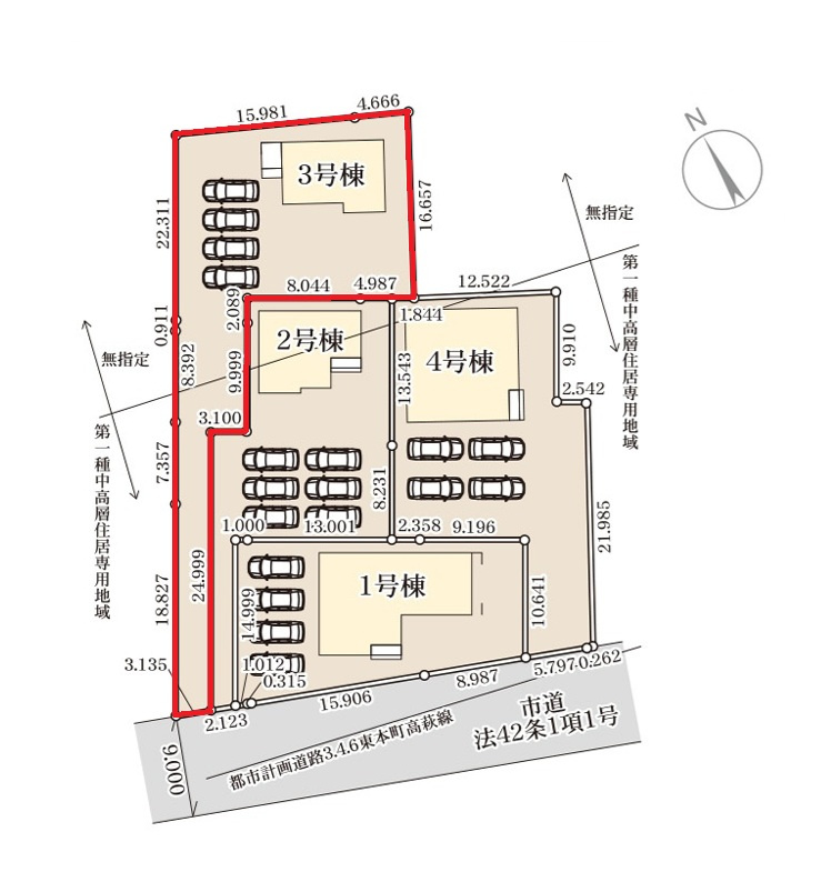リーブルガーデン  高萩市高萩　7期　3の前面道路含む現地写真|4月完成予定です。同メーカー完成物件の内覧、気になる他の物件と合わせての現地ご案内も可能です。HPから、またお電話でも、お気軽にお問い合わせください。