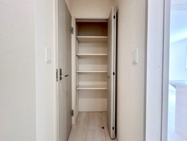 蓮田市馬込2丁目　新築戸建　ブルーミング01の収納|玄関収納