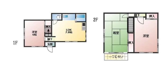 ◎茅ヶ崎市赤羽根　中古戸建の間取り|3LDK☆