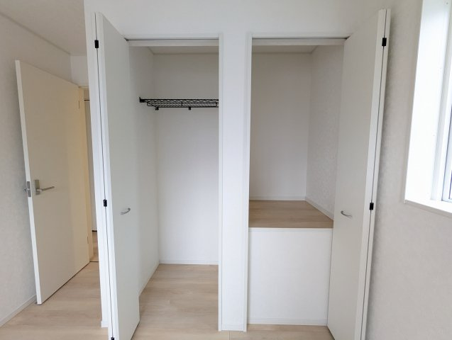 ひたちなか市磯崎町　第３の収納|大きなスペースがあり、収納には困りません（同施工物件）