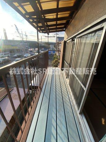 三島2丁目中古戸建のバルコニー|南向きのバルコニーで陽当たり良好で洗濯物が乾きやすいです♪