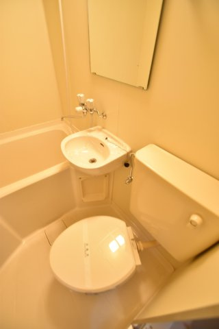 大阪市城東区蒲生４丁目の賃貸マンションのトイレ