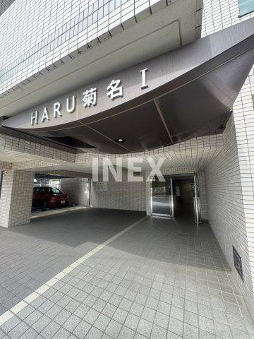 横浜市港北区大豆戸町の賃貸マンションのエントランス