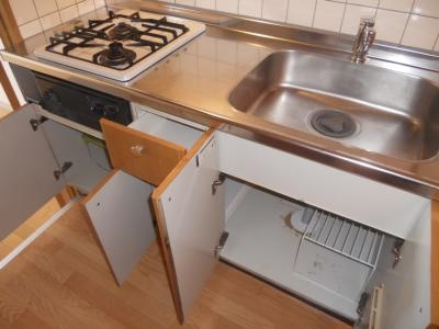 押おいけの収納|流し台