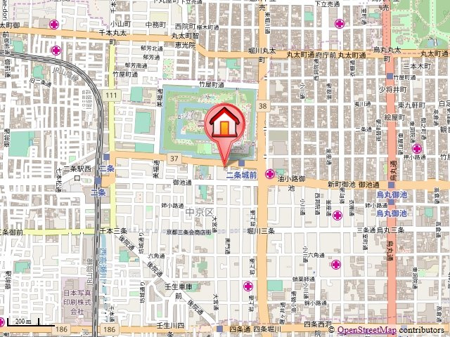 押おいけの地図