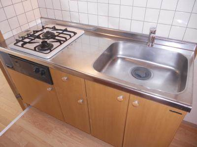 押おいけのキッチン|２口ガスコンロ