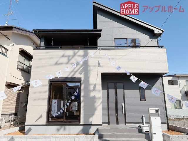 【新築住宅】深谷上柴町西第3 全1棟の外観|◆外観写真◆スタイリッシュな外観が目を引くお洒落ハウス！ぜひ一度内覧へお越しください！物件の魅力沢山お伝えします！いつでもお気軽にお問合せOKです！TEL「0120-466263」