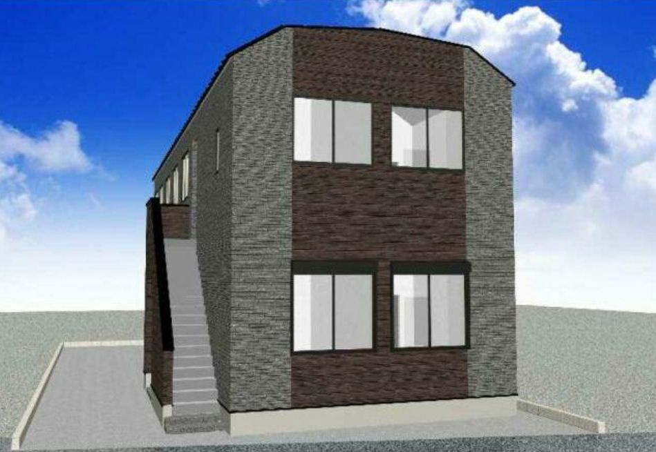 ハーモニーテラス高松Ⅰ(ハーモニーテラスタカマツワン) の外観パース|完成予想パース