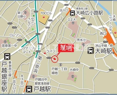 【地図】 | カーサカルダ大崎