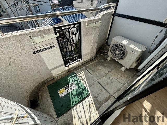 メゾン豊中パート16のバルコニー