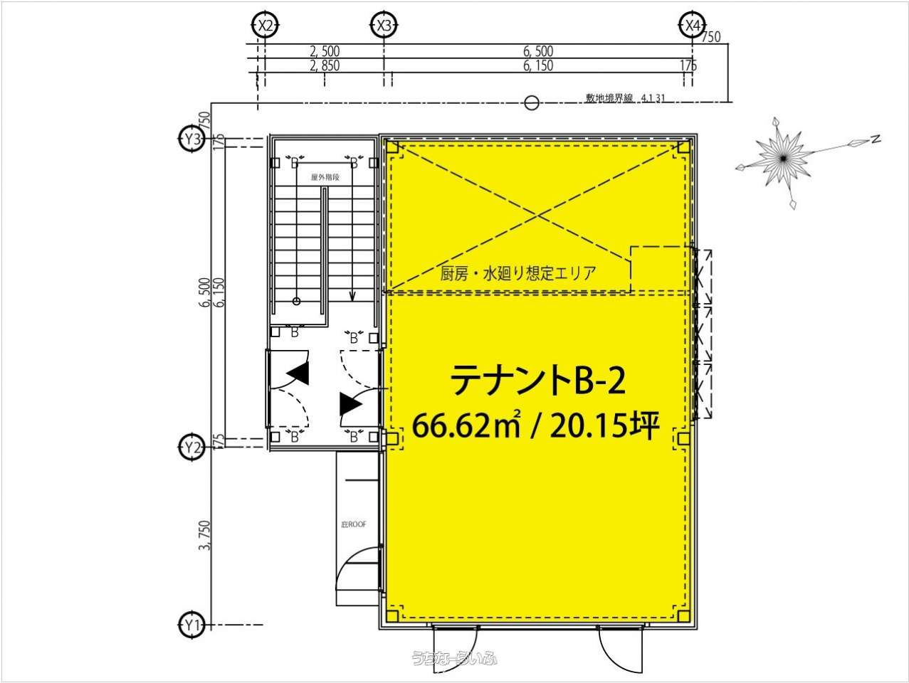 那覇市西二丁目テナントビルの間取り