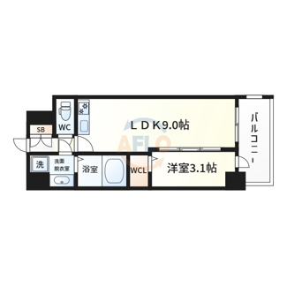 【間取り】 | エスグランデ難波グランツ | ミラージュパレス難波グランツ　間取り