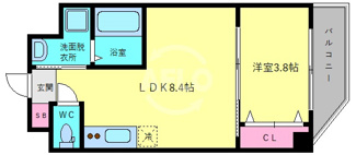 【間取り】 | リックス天王寺南 | リックス天王寺南　間取り