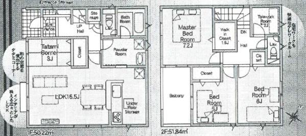【間取り】 | 加古川市野口町良野第11（全1）新築 | 3LDK+テレワークルーム＋畳コーナー＋WICです。
